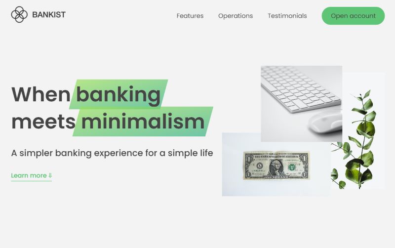 Bankist Landing Page